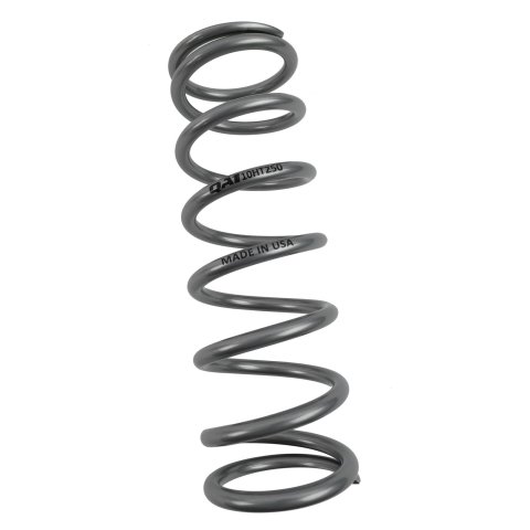 QA1 2-1/2in ID High Travel Spring - 10in Length x 250lbs/in - Silver Powder Coated