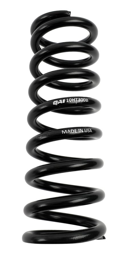 QA1 2-1/2in ID High Travel Spring - 10in Length x 300lbs/in - Silver Powder Coated