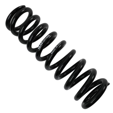 QA1 2-1/2in ID High Travel Spring - 12in Length x 400lbs/in - Black Powder Coated