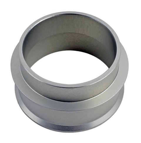 QA1 2-1/2in ID Spring Spacer - 1in Large - Clear Anodized Aluminum