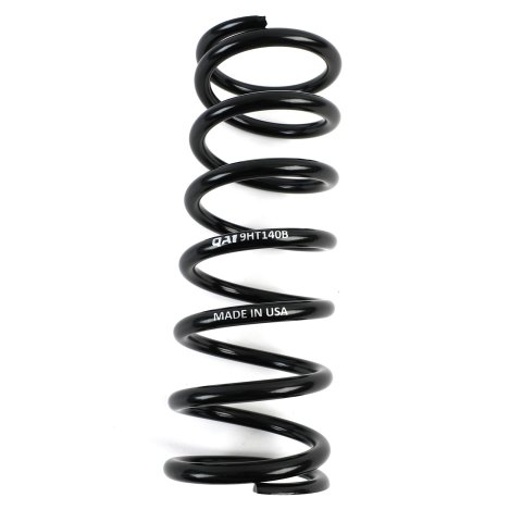 QA1 2-1/2in ID High Travel Spring - 9in Length x 140lbs/in - Black Powder Coated