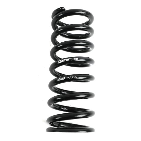 QA1 2-1/2in ID High Travel Spring - 9in Length x 350lbs/in - Black Powder Coated