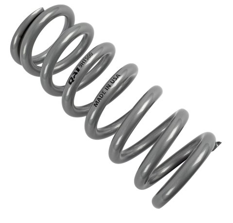 QA1 2-1/2in ID High Travel Spring - 9in Length x 500lbs/in - Silver Powder Coated