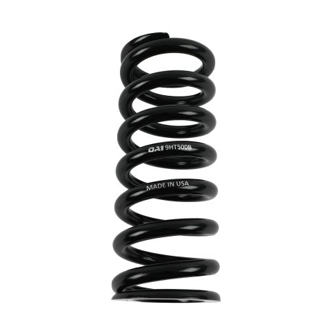 QA1 2-1/2in ID High Travel Spring - 9in Length x 500lbs/in - Black Powder Coated