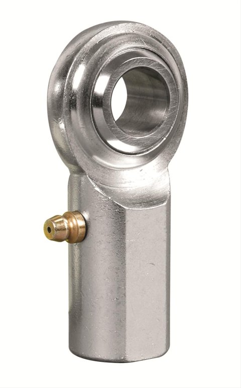 QA1 C Series 2-Pc Rod End - Female/Right Hand - .625in Bore x 5/8-18 w/Zerk - Carbon Steel