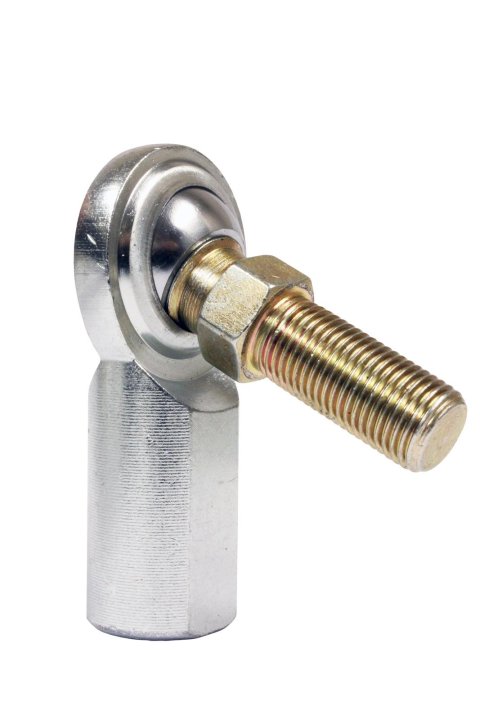 QA1 C Series 2-Pc Rod End - Female/Right Hand - .19in Bore x 1/4-28 w/Stud - Carbon Steel