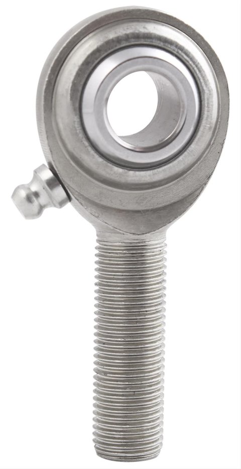 QA1 C Series 2-Pc Rod End - Male/Right Hand - .5in Bore x 3/4-16 w/Zerk - Carbon Steel