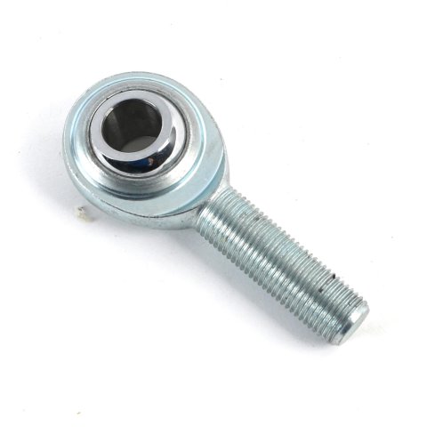 QA1 C Series 2-Pc Rod End - Male/Right Hand - .5in Bore x 1/2-20 - Carbon Steel w/PTFE