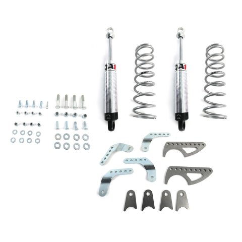 QA1 Pro Rear Weld-In Coil-Over System - Single Adj. - 12in x 130lbs/in - 3.25in Tube - Aluminum