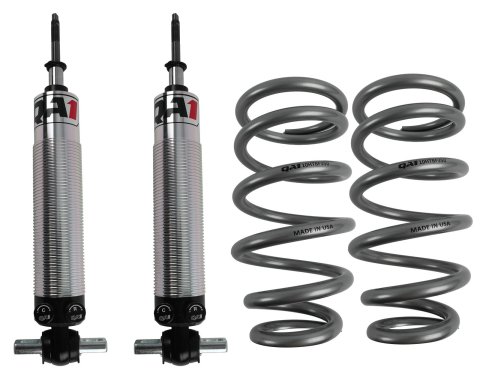 QA1 GM Pro Front Coil-Over System - Double Adj. - 10in x 350lbs/in - Flat Large - Aluminum