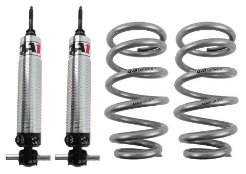 QA1 GM Pro Front Coil-Over System - Double Adj. - 10in x 450lbs/in - Flat Large - Aluminum