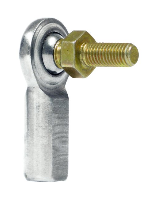 QA1 G Series 2-Pc Rod End - Female/Right Hand - .19in Bore x 3/16-24 w/Stud - Stainless Steel w/PTFE