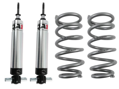 QA1 GM Pro Front Coil-Over System - Single Adj. - 10in x 350lbs/in - Pigtail - Aluminum