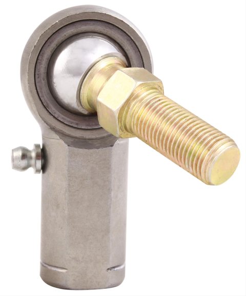 QA1 H Series 3-Pc Rod End - Female/Right Hand - .25in Bore x 1/4-28 w/Stud & Zerk - Alloy Steel