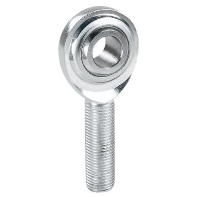 QA1 G Series 2-Pc Rod End - Male/Left Hand - 6mm Bore x M6x1.0 - Stainless Steel w/PTFE