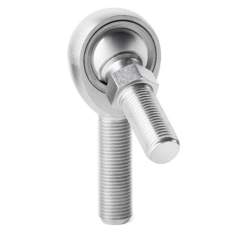 QA1 H Series 3-Pc Rod End - Male/Left Hand - 12mm Bore x M12x1.75 w/Stud - Alloy Steel w/PTFE