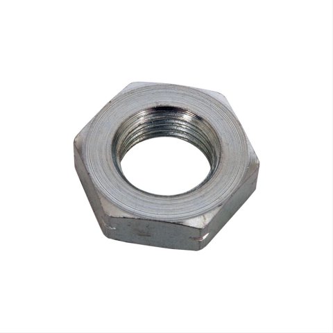 QA1 Metric Jam Nut - M12-1.25 Left Hand - 19mm Hex 6mm Wide - Steel