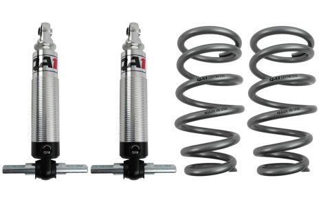 QA1 64-66 Ford Mustang Pro Front Coil-Over System - Single Adj. - 10in x 350lbs/in - Aluminum