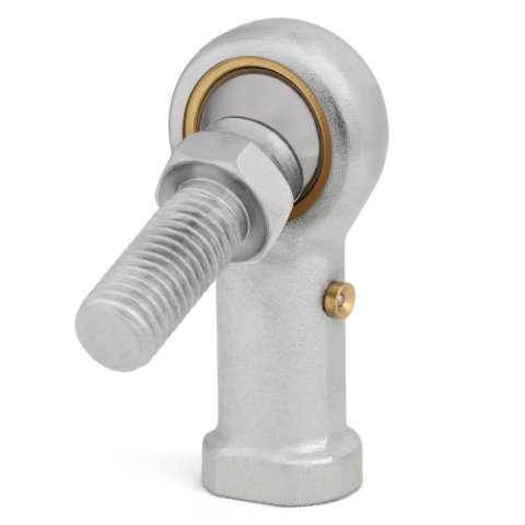 QA1 V Series 3-Pc Rod End - Female/Left Hand - 8mm Bore x M8x1.25 w/Stud - Carbon Steel