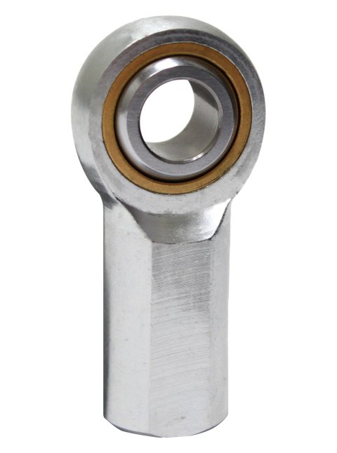 QA1 V Series 3-Pc Rod End - Female/Right Hand - 16mm Bore x M16x2.0 w/Stud - Carbon Steel