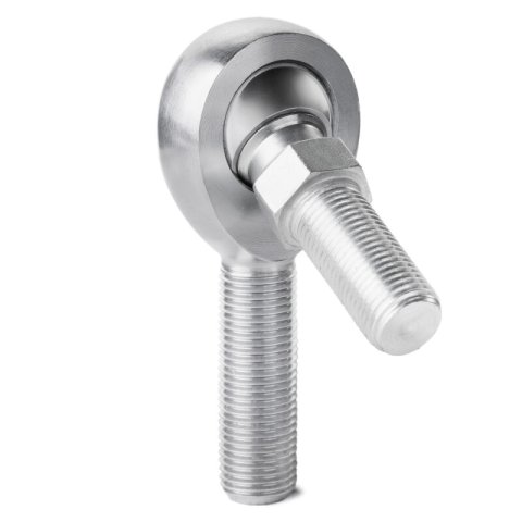QA1 X Series Endura Rod End - Male/Right Hand - 8mm Bore x M8x1.25 w/Stud - Alloy Steel