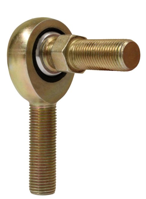 QA1 N Series Injection Molded Rod End - Male/Left Hand - .4375in Bore x 7/16-20 w/Stud- Carbon Steel