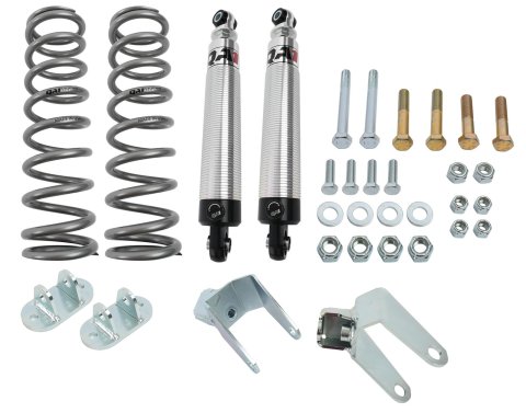 QA1 78-88 GM G-Body Pro Rear Coil-Over System - Single Adj. - 12in x 200lbs/in - Aluminum