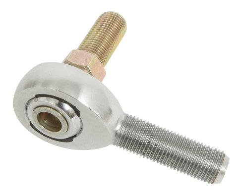 QA1 X Series Endura Rod End - Male/Left Hand - .5in Bore x 1/2-20 w/Stud - Alloy Steel