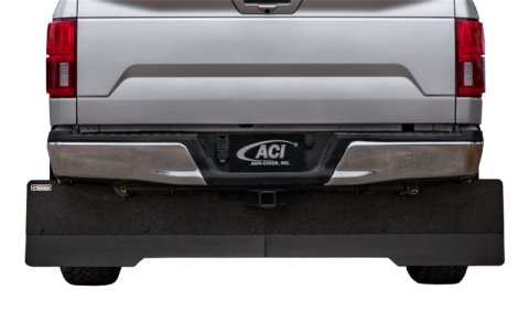 Access Rockstar 2023+ Ford F-250/350 Full Width Tow Flap/w Heat Shield & Adj Rubber - Black Urethane