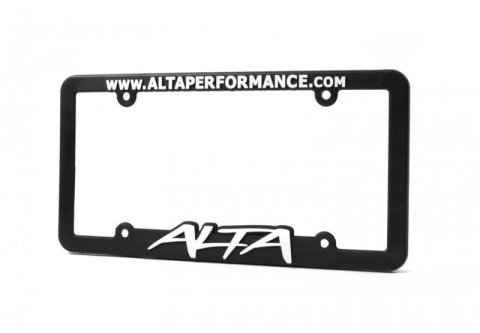 ALTA Plastic License Plate Frame