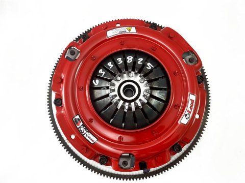 McLeod RST Twin Disc Clutch Kit 18-19 Ford Mustang GT 1 x 23 Spline 0 Bal w/164T 8 Bolt AL Flywheel