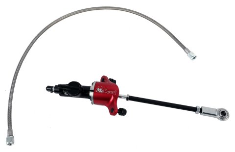 McLeod Master Cylinder Assembly 13/16in Bore W/Steel Braided Line 30in- An4- Camaro