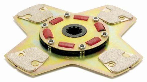 McLeod Disc Racing Only Sprung Hub Flat 4 Paddle 10.5in X 1-1/8 X 26 Spline