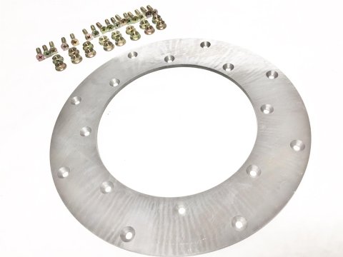 McLeod Heatshield Steel 18 Rivet Pattern 10.5in O.D. .140 Thick
