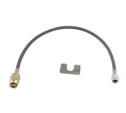 McLeod Steel Braided Qwik Disconnect Line 38in - Male To An4