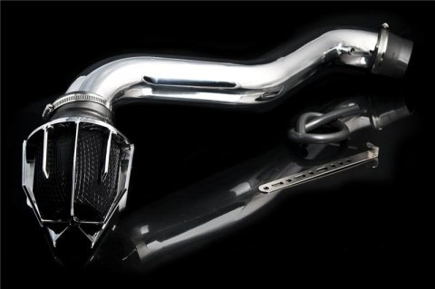 Weapon R 02-05 G35 Revised 3.5 Performance MAF with Black Type Plug Dragon Intake Polished