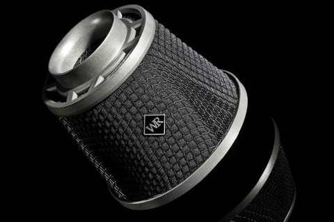Weapon R Air Filter 4in Inlet / 10in Tall / 6.5in Wide - Gunmetal Cage / Black Foam