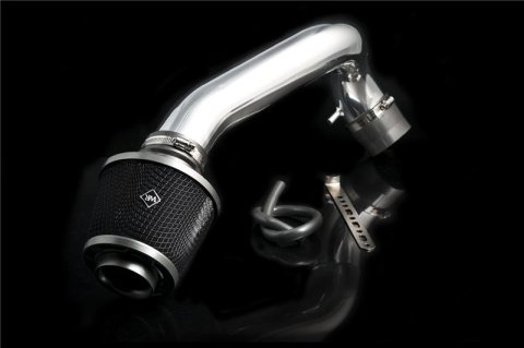 Weapon R Hyundai 2003-2008 Tiburon V6 Stealth Secret Weapon Intake System - Gunmetal/Black Filter