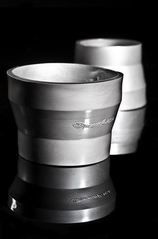 Weapon R 3in x 3in x 2.5in Tall Coupler Adapter - Silver
