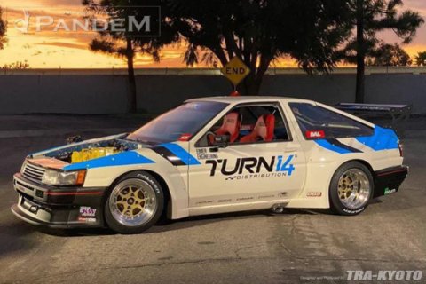 GReddy Pandem AE86 1984-1987 Toyota Corolla Levin Side Skirt - **Special Order No Cancellations**