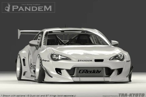 GReddy Scion FR-S Pandem Wide Body V3 Front Canards