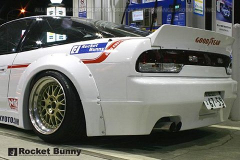 GReddy 89-93 Nissan Silvia 2Dr Rocket Bunny (RPS13) Duck-Tail Wing V1 **Must Ask/Call to Order**