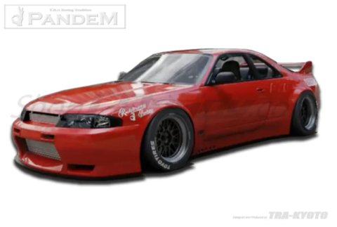 GReddy Pandem 95-98 Nissan Skyline GT-R R33 Full Wide-Body Aero Kit