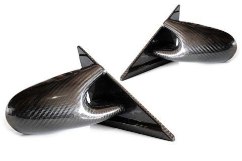 GReddy Garage 95-98 Nissan Skyline GT-R Carbon Side Mirror R33 Set