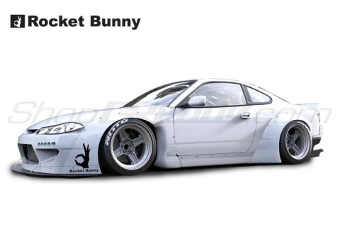 GReddy 1999-2002 Nissan Silvia Full Rocket Bunny S15 Pandem Aero Kit
