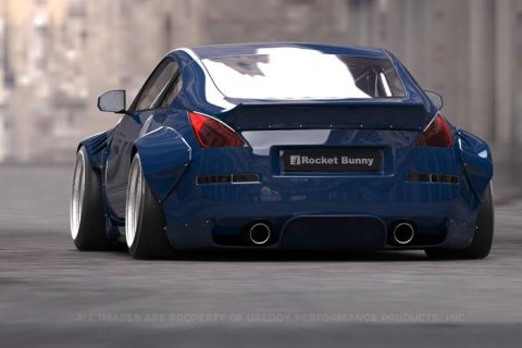 GReddy Nissan Z33 Rocket Bunny Aero Kit - Front Fenders