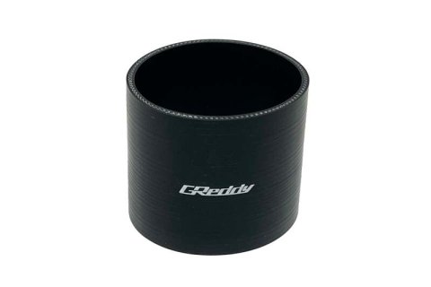 GReddy 80mm x 80mm Silicone Straight Hose - Black