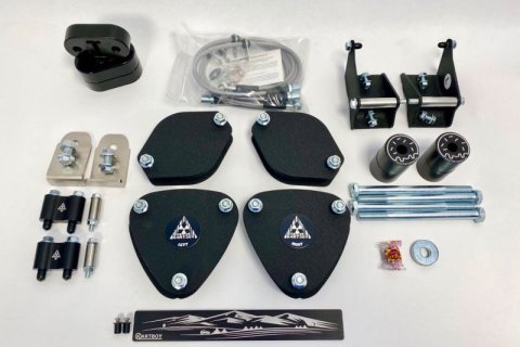 Kartboy 18-21 Subaru Crosstrek/Forester 1.5in Lift Kit - Wrinkle Black Anodized