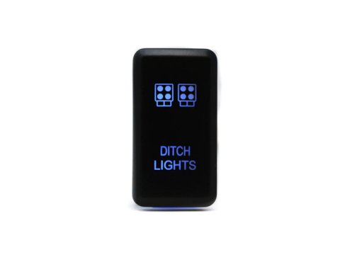 Cali Raised Tall Style Toyota OEM Style Ditch Lights Switch - Blue
