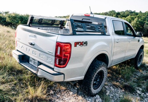 Cali Raised 19-22 Ford Ranger Overland Bed Rack - Mid / Long